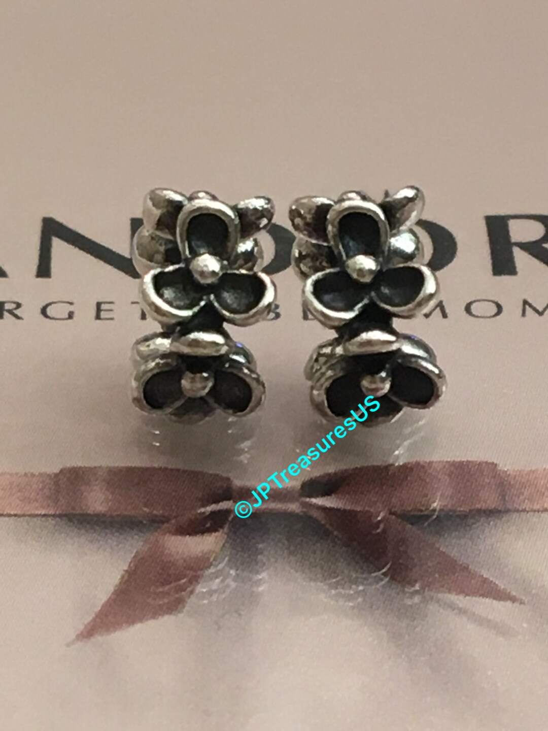 2 Authentic Pandora Open Flower Spacers Retired Pandora Charms Spacers Pandora Free Shipping Etsy