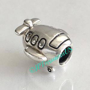 Pandora Airplane Charm Pandora Plane Charm Retired Pandora Charm Pandora Free Shipping