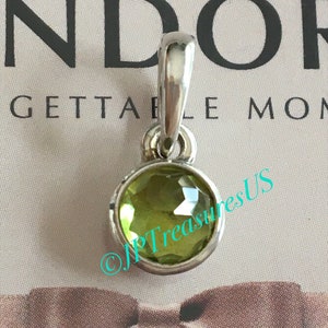 Pandora peridot necklace best sale