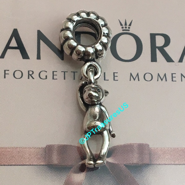 Authentic Pandora Chinese Zodiac Monkey Dangle Charm Retired Pandora Charm Pandora Free Shipping