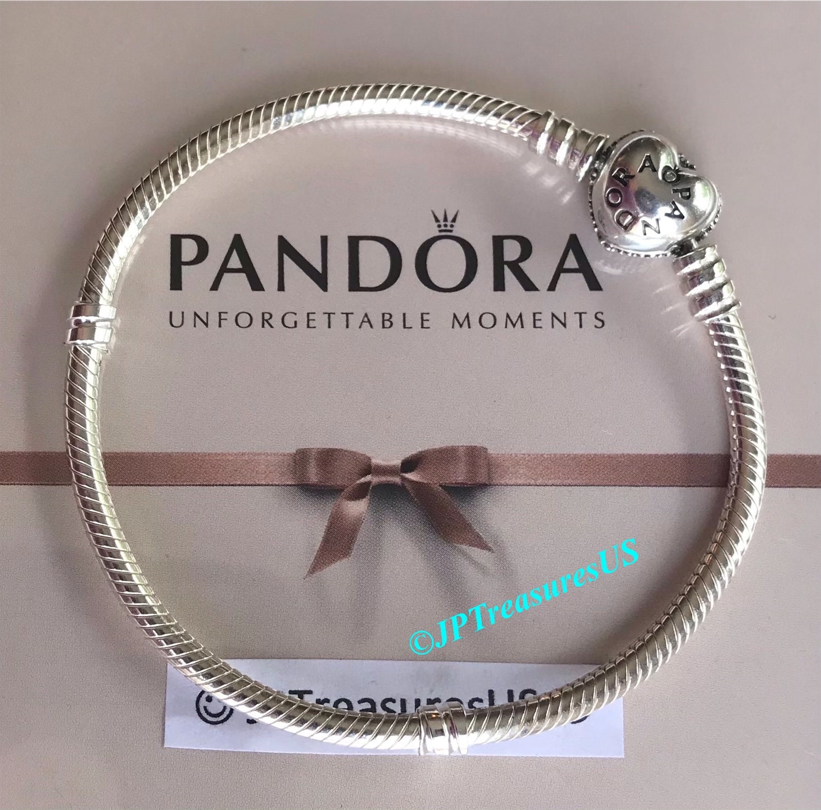 Authentic Pandora Moments Bracelet Sparkling Cubic Zirconia