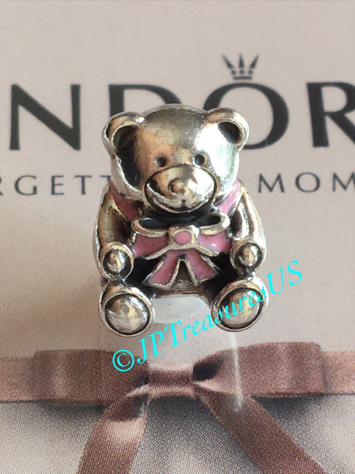 Authentic PANDORA Duffy Teddy Bear Charm