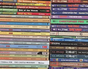 Vtg "Ugly Duckling Condition" Mystery/Sci-Fi/Horror "I Was A '90s/Early '00s Kid" Children's/YA Fiction (5 Books Per Lot)
