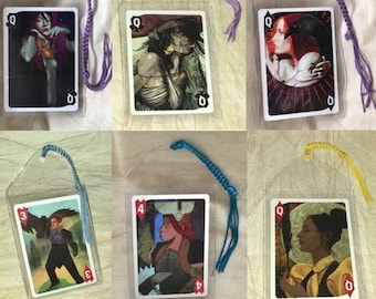 Advisors & Allies Dragon Age Inquisition 5.25" x 2.75" Tasseled Tarot Art Playing Card Bookmarks - Cards from Official Merch