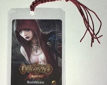 Marque-page de carte à jouer Dragon Age Origins Morrigan 4 x 2,75 pouces à pampilles (carte provenant d'un produit officiel du jeu vidéo)