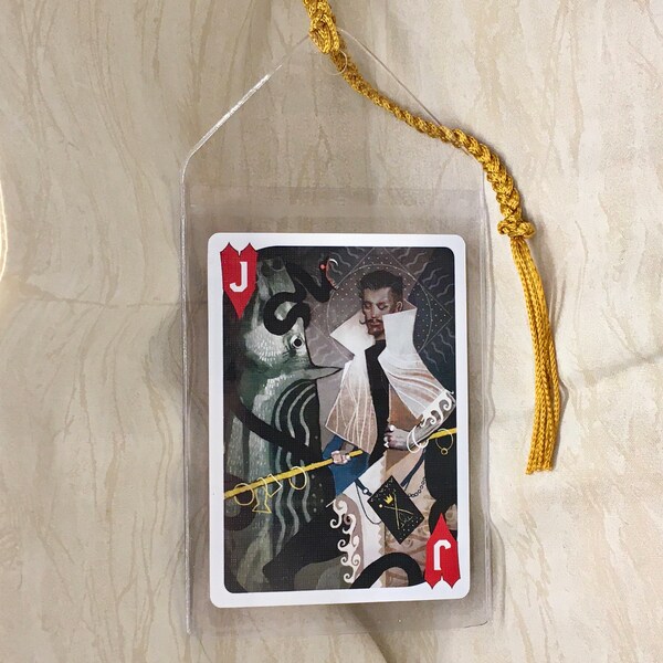 Recruited Dorian Pavus 5.25" x 2.75" Dragon Age Inquisition Tarot Art Bookmark w/Gold Tassel - Card Sourced from Official Bioware Merch