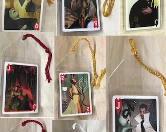 Dragon Age Inquisition Companions Tasseled 5.25" x 2.75" Tarot Art Playing Card Bookmarks (Cards Sourced from Official Bioware Merch)