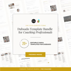 Coaching Dubsado Template Bundle | Coaching Templates | Coaching Tools | Coaching Kit | Coaching Onboarding | Coaching Intake Form