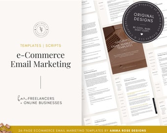 Shop Email Marketing | eCommerce Email Marketing | Etsy Email | Email Scripts | Email Templates | Email Marketing | Marketing Templates