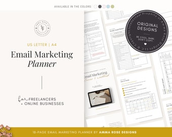 Planer marketingu e-mailowego | Marketing e-mailowy | Tygodniowy planer e-mailowy | Biuletyn e-mailowy | Szablon e-maila marketingowego | Biuletyn e-mailowy