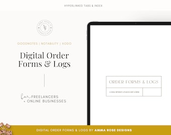 Digital Order Form | Editable Order Form | Small Business Form | Sales Form | Order Form Digital | Order Template | Business Order Form