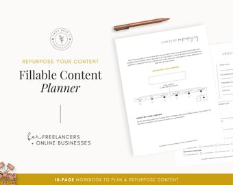 Content Planner | Content Ideas | Marketing Plan | Marketing Planner | Social Media Planner | Podcast Planner | Content Calendar