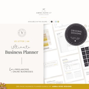 Business Planner Printable | Business Planner PDF | Business Planning | Business Planner | Business Bundle | 2025 Business | Small Business