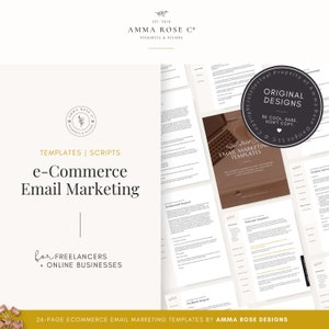 Shop Email Marketing | eCommerce Email Marketing | Etsy Email | Email Scripts | Email Templates | Email Marketing | Marketing Templates
