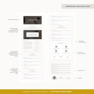 Photographer Dubsado Template Bundle | Business Templates | Photographer Client Templates | Dubsado Workflow | Photographer Forms image 7