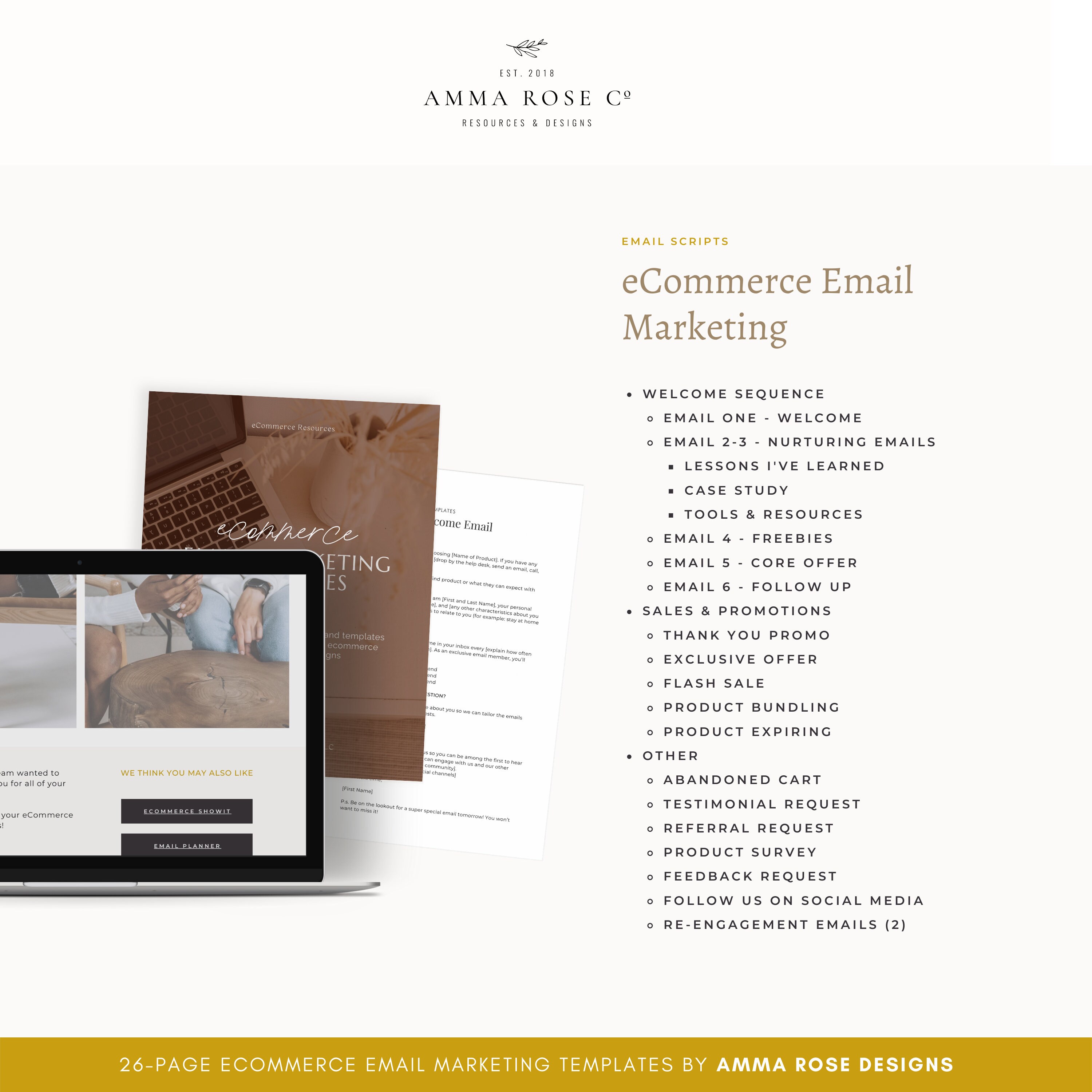 Shop Email Marketing | Ecommerce Email Marketing | Etsy Email | Email Scripts | Email Templates ...