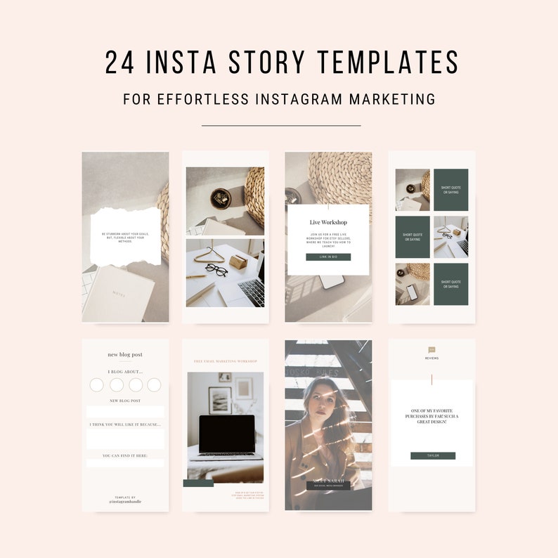 Modern Instagram Story Template Instagram Templates | Etsy