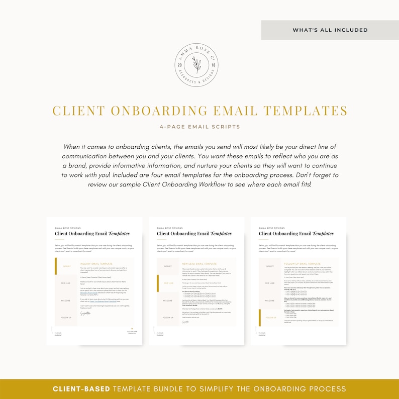 Client Onboarding Bundle | Canva Template | New Client Welcome Packet ...