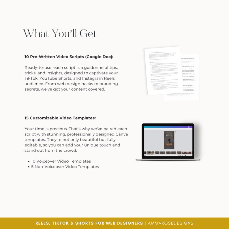 Video Reel Template for Web Designers | Canva Video Template | Web Designer Social Media Content | Instagram Reels | TikTok | Youtube Shorts image 6