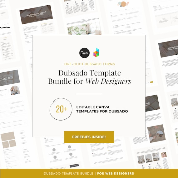 Web Designer Dubsado Template Bundle | Web Design Templates | Web Proposal | Web Designer Templates | Templates for Your Dubsado Workflow