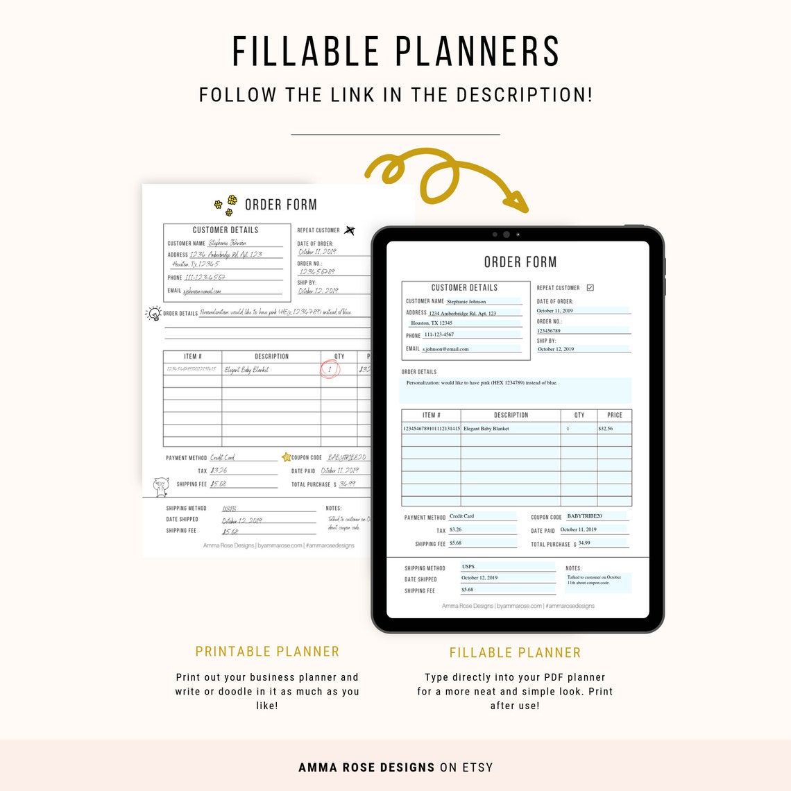 Business Tax Deductibles and Mileage Tracker Mileage Log - Etsy