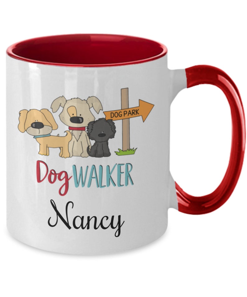 Dog Walking Dog Walker Gift Personalized Mug Gifts for Women Etsy