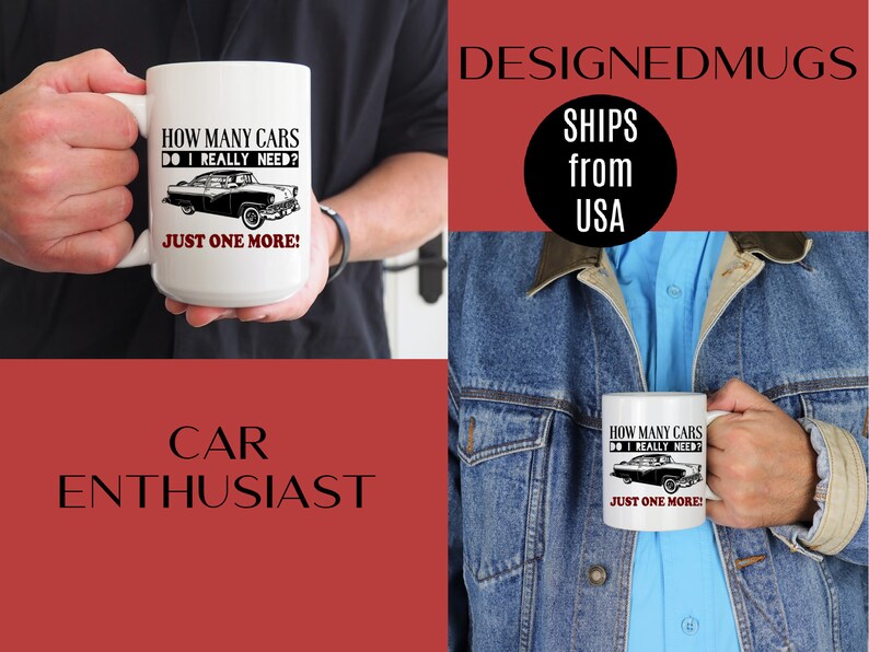 Car Mug for Car Enthusiast Novelty Ceramic Coffee Mug Etsy