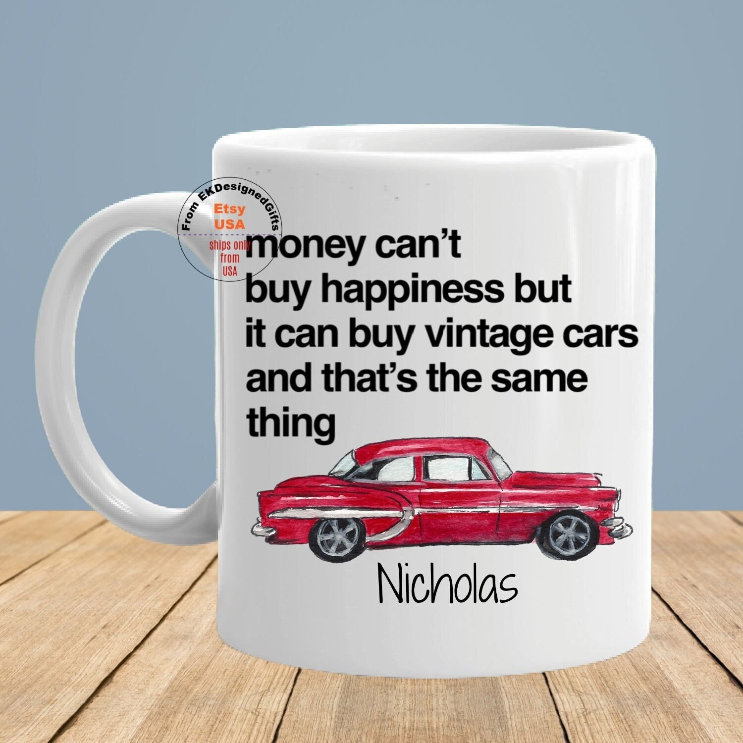 Classic Car Gift, Classic Car Mug, Funny Automotive Gifts, Classic Car  Gifts for Him, Dad, Men, Boyfriend, Her, Gift for Classic Car Lovers 