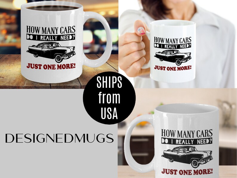 Car Mug for Car Enthusiast Novelty Ceramic Coffee Mug Etsy