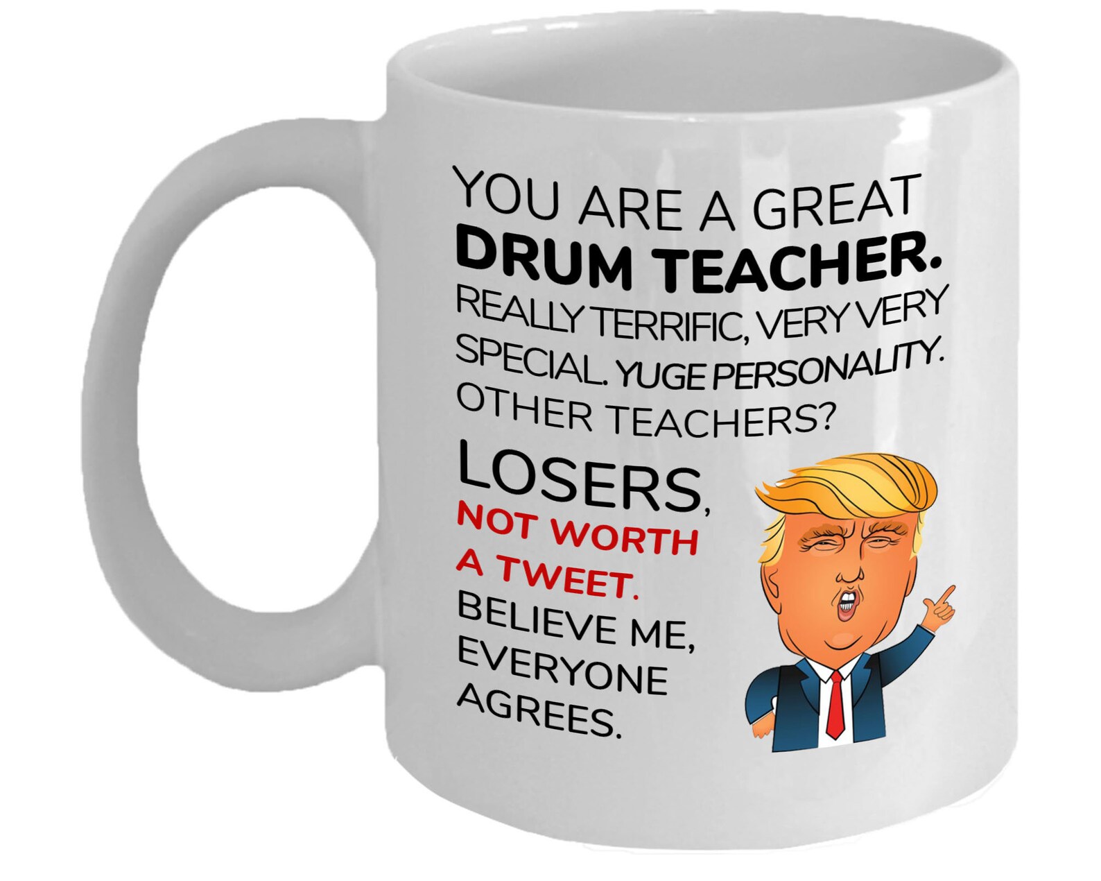 Drum Teacher Gift Teacher Appreciation Gift Worlds Okayest Etsy