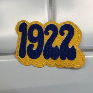 Embroidered HBCU Patch, SGRHO Inspired, Iron On Clothing Applique