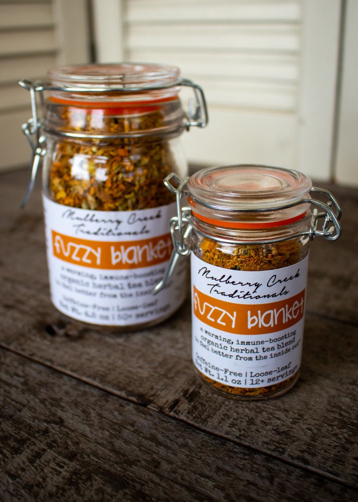 Fuzzy Blanket Organic Looseleaf Medicinal Herbal Tea with Etsy