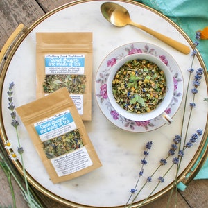 Sweet Dreams Are Made of Tea - Organic Loose-Leaf Medicinal Herbal Tea (a calming, sleep-inducing blend for a good night's rest)