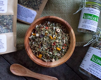 AllergEase Away - Organic Loose-Leaf Medicinal Herbal Tea (for allergy relief and 24-herb seasonal support)