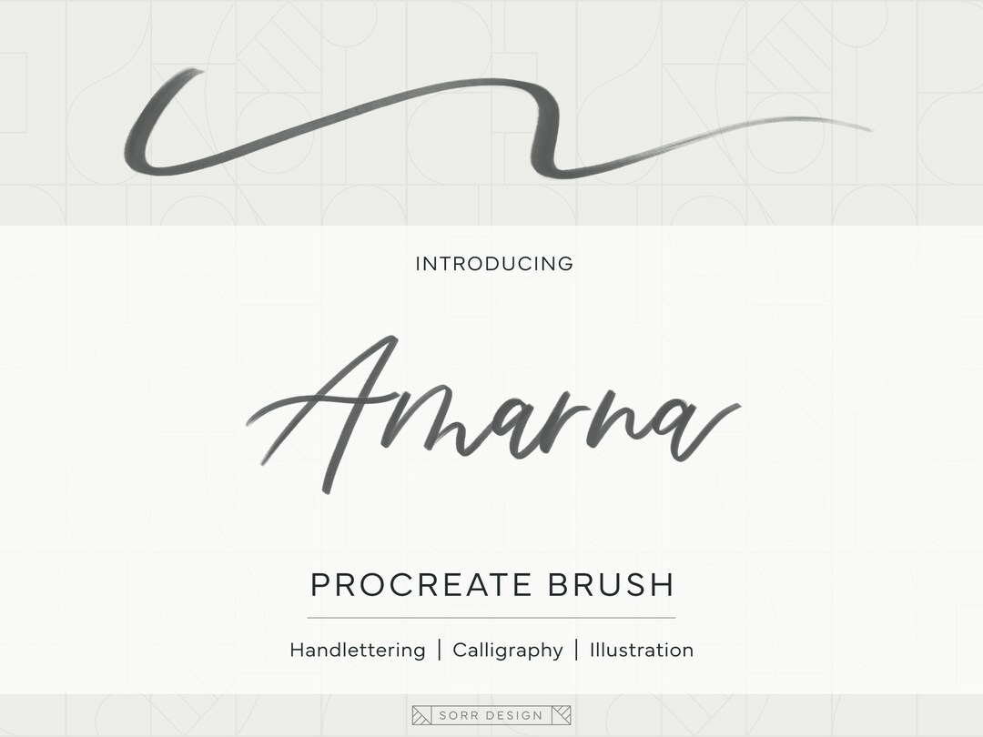 Amarna Procreate Brush – Hand Lettering – iPad Lettering – Calligraphy ...