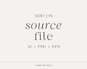 ADD ON | Additional Brand Files - Ai, Psd, Eps
