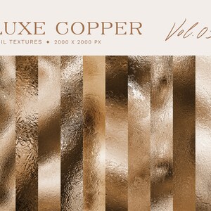 Digital Luxe Copper Textures: 10 High-Quality Downloads for Unique Designs - Instant Download, JPG Files, Branding, Social Media Graphics
