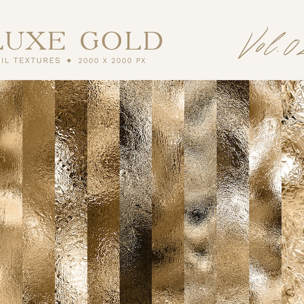 Gold Foil Background Etsy