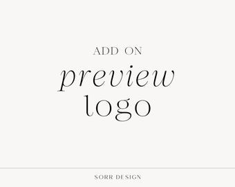 ADD ON | Preview a Logo - Semi-Custom Branding