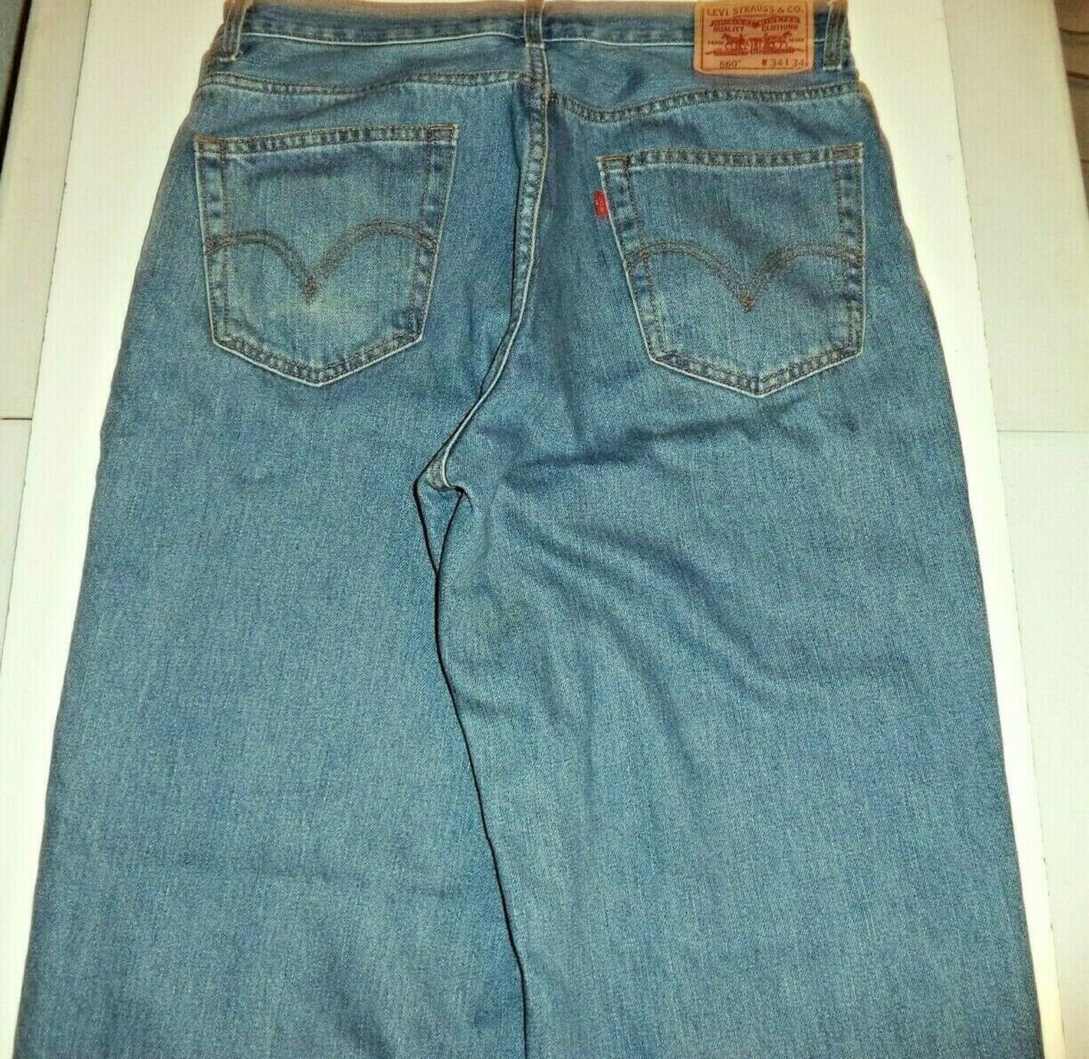 Mens Levis 560 Comfort Fit Blue Jeans size 34 x 34 ..844 Etsy