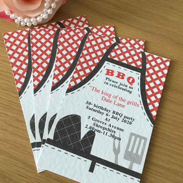 Bbq Invitation Etsy UK Bbq Invitation Etsy UK