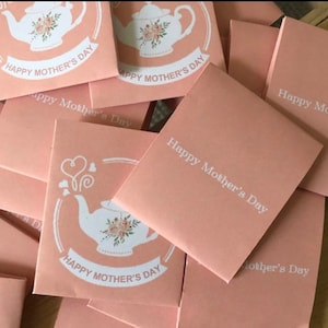 20 x T bag wedding favours with tea bag included fully personalised TEA FAVOURS love is brewing the prefect blend