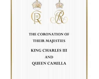KING CHARLES coronation order of service booklet