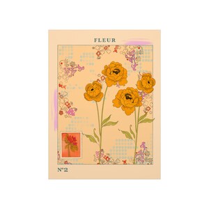 bohemian floral art print | fleur no. 2