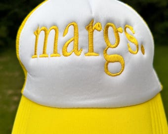 MARGS Embroidered Trucker Hat | Bachelorette Party Accessory