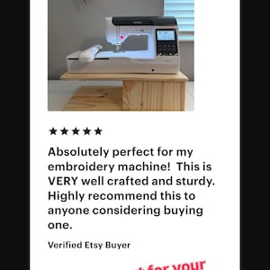 Pattern For Riser For Embroidery Machine Solid Pine Embroidery Machine Riser Stand | Sewing Craft Table Platform ...