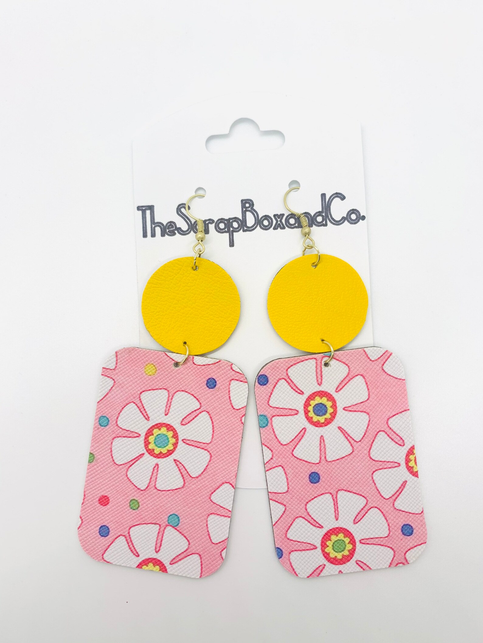 Flower Power Hippie Earrings Retro 70s Earrings Retro Etsy