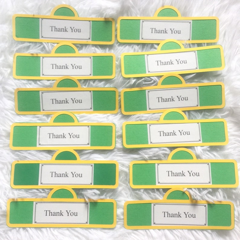 Sesame Street Party Favor Thankyou Tags