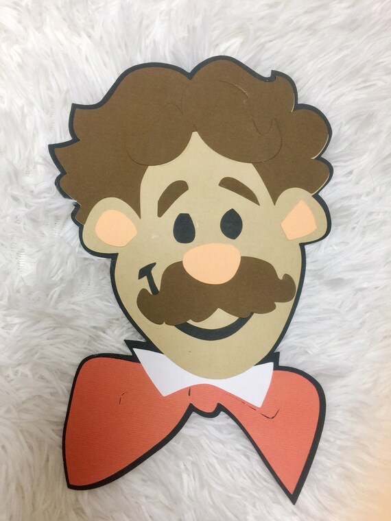 Mr. Noodle Elmo's World CutOut Mr. Noodle Elmo Birthday | Etsy