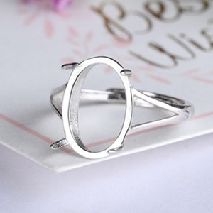 925 Silver Ring Blank 5×7mm 6×8mm 7×9mm 8×10mm 8×12mm 9×11mm 9×12mm 10×12mm 10×14mm 10×15mm 11×13mm .. For Jewelry Making Supplies(JT06)